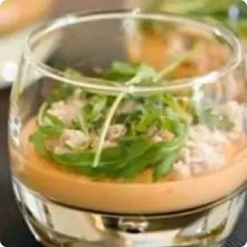 Панна-котта с крамблом из пармезана и горгонзолой - 10 шт.