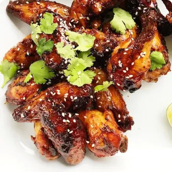 Крылышки в кисло-сладком соусе