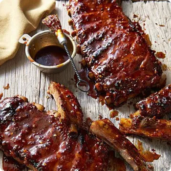 Карамельные свиные ребра