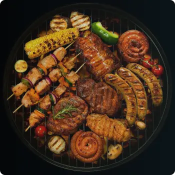 Гриль и горячие блюда